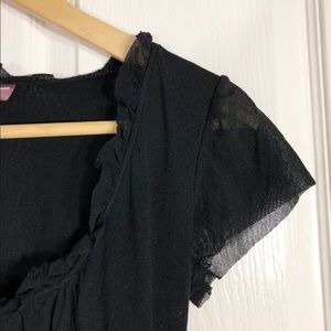 Anthropologie Black Top